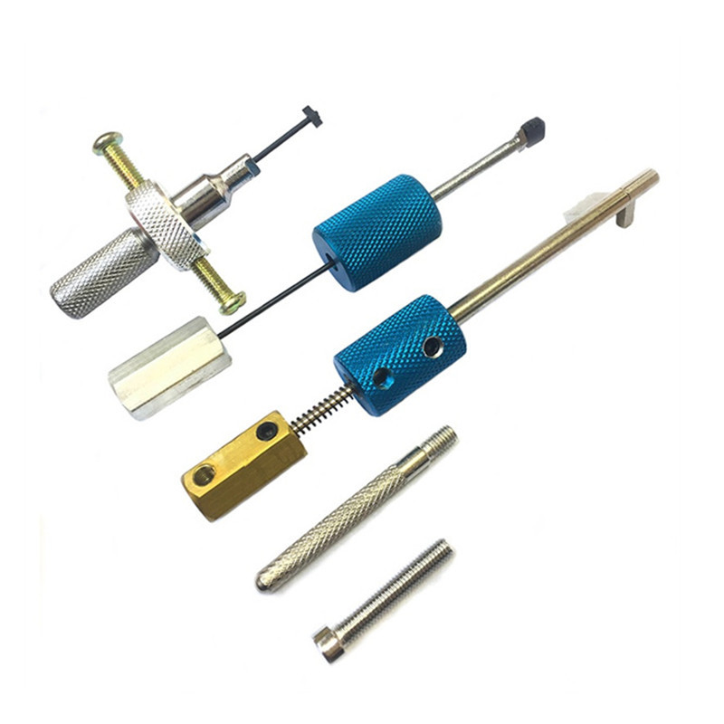 2pcs Disc Detainer Locksmith Tools Lock Picks Set Padlock Tool with Civil Lock Quick Forced Open Lock Picks Tools
