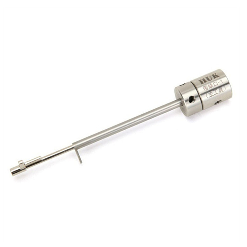 HUK Stainless Steel Blade Lockplate Lock Pick Tools with Notched Lock Pick Set Univesal Type