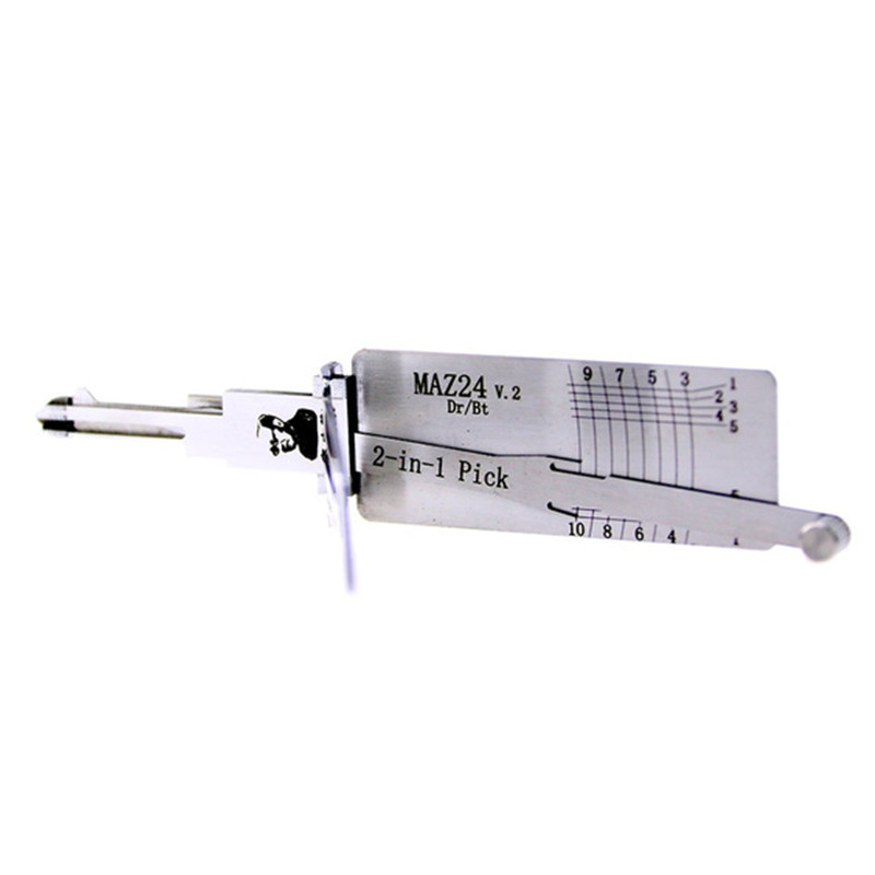LISHI MAZ24 2 in 1 Auto lock Pick and Decoder Auto Lock Pick Set Auto Locksmith Tools for Mazda