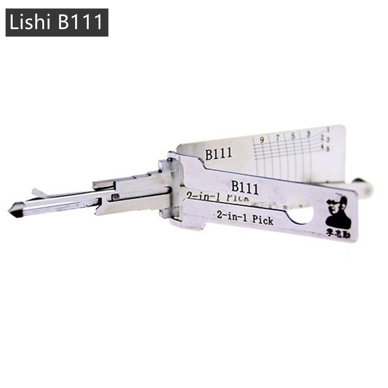 Lishi B111 2 in1 for GM/ Hummer /GMC Auto Lock Pick and Decoder Car Key Tool Locksmith Tools