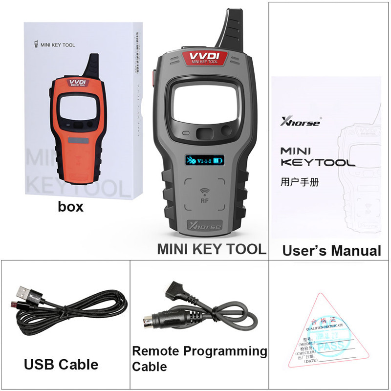 Xhorse VVDI Mini Key Tool Remote Key Programmer Key Cloner Tester and Generator Global Version