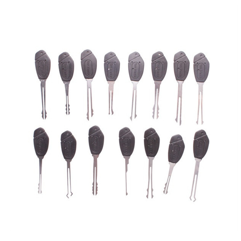 16pcs Klom Lock Pick Set Tool Master Deft Hand Lock Pick Tools Lock Opener
