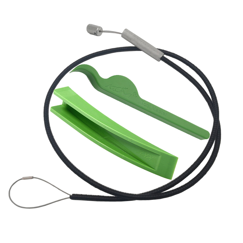 Automotive Pull Rope Door Opener Tools with Crowbar Locksmith Tools Car Door Lock Unlocking Tools