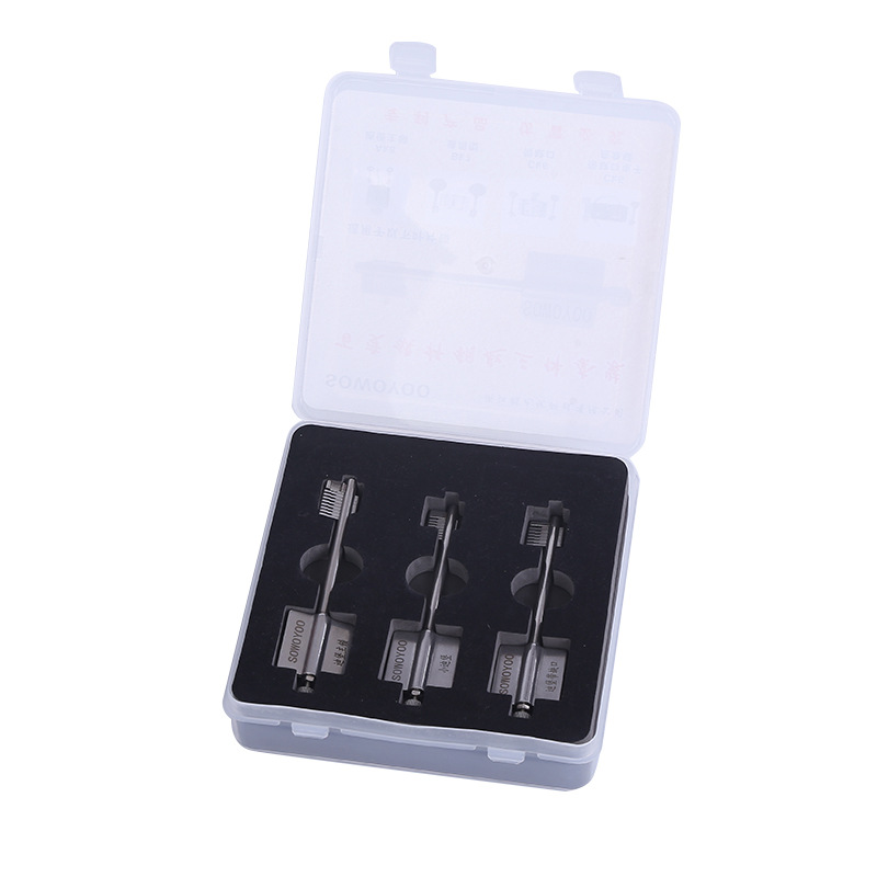 SOWOYOO Flagpole Keys Lock Pick Set for Safe Box AK8 BK7 CK6 Blade