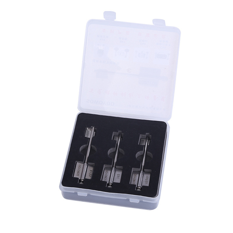 SOWOYOO Flagpole Keys Lock Pick Set for Safe Box AK8 BK7 CK6 Blade Locks Lock Pick Locksmith Tools