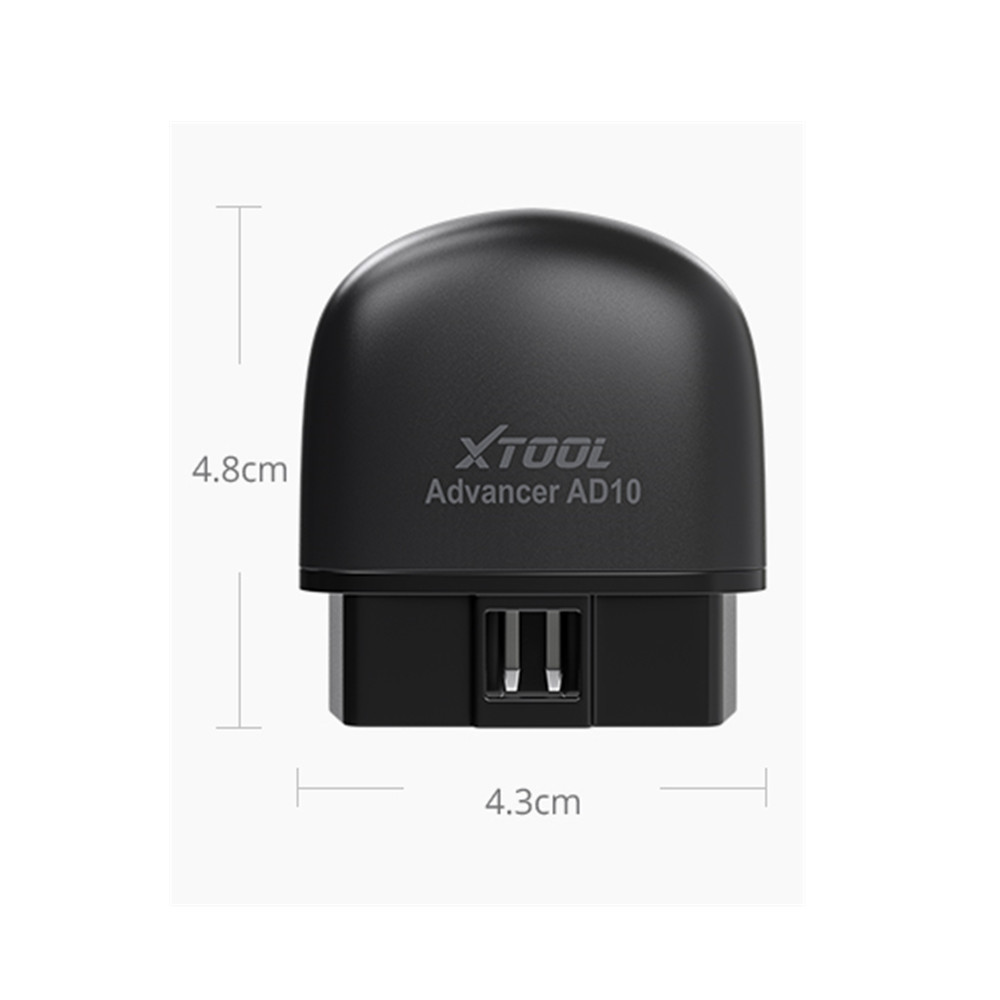 XTOOL AD10 OBD2 Diagnostic Scanner Bluetooth OBD2 Code Reader Support HUD Head Up Display&Driving Record Better ELM327