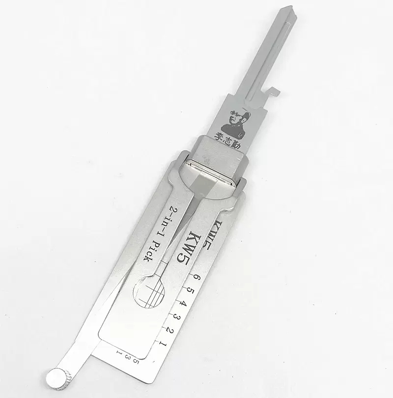 LISHI KW5 Lock Pick and Decoder Kwikset KW5 6 Pin 2 IN 1 Lock Picks Locksmith Tools for Home Door Locks