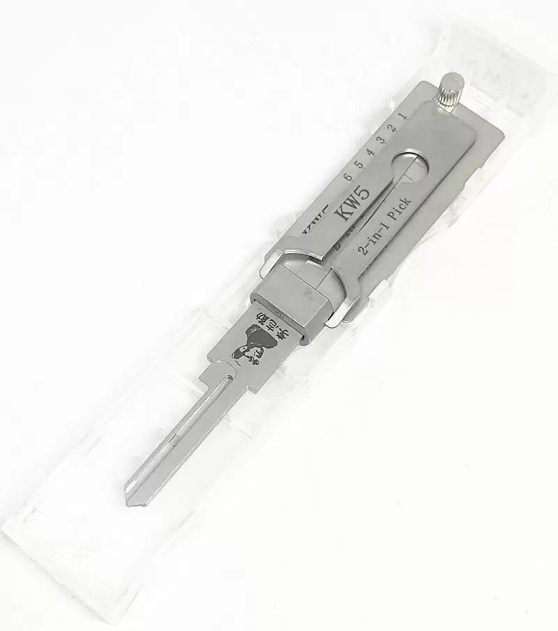 LISHI KW5 Lock Pick and Decoder Kwikset KW5 6 Pin 2 IN 1 Lock Picks Locksmith Tools for Home Door Locks