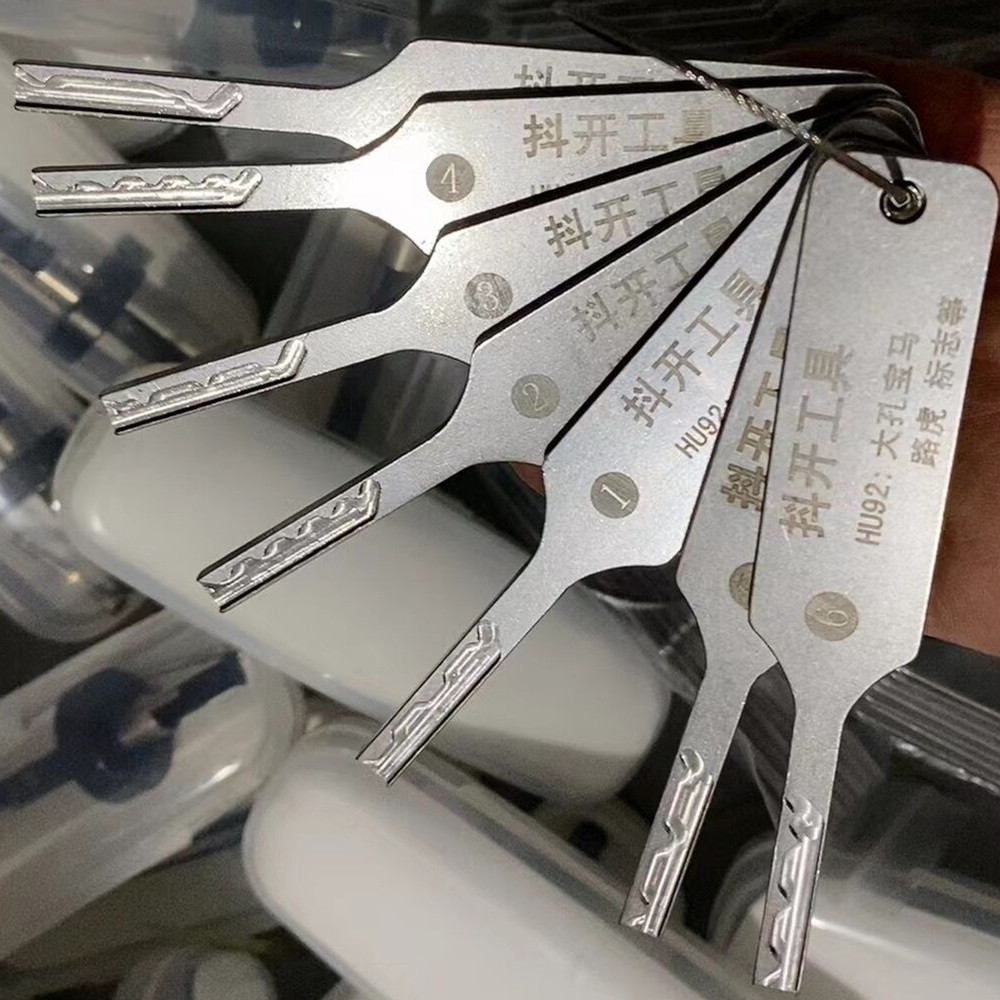 7 in 1 HU92 Lock Pick Tool Set HU92 Locksmith tools Master Keys for BMW Lock Door Tool