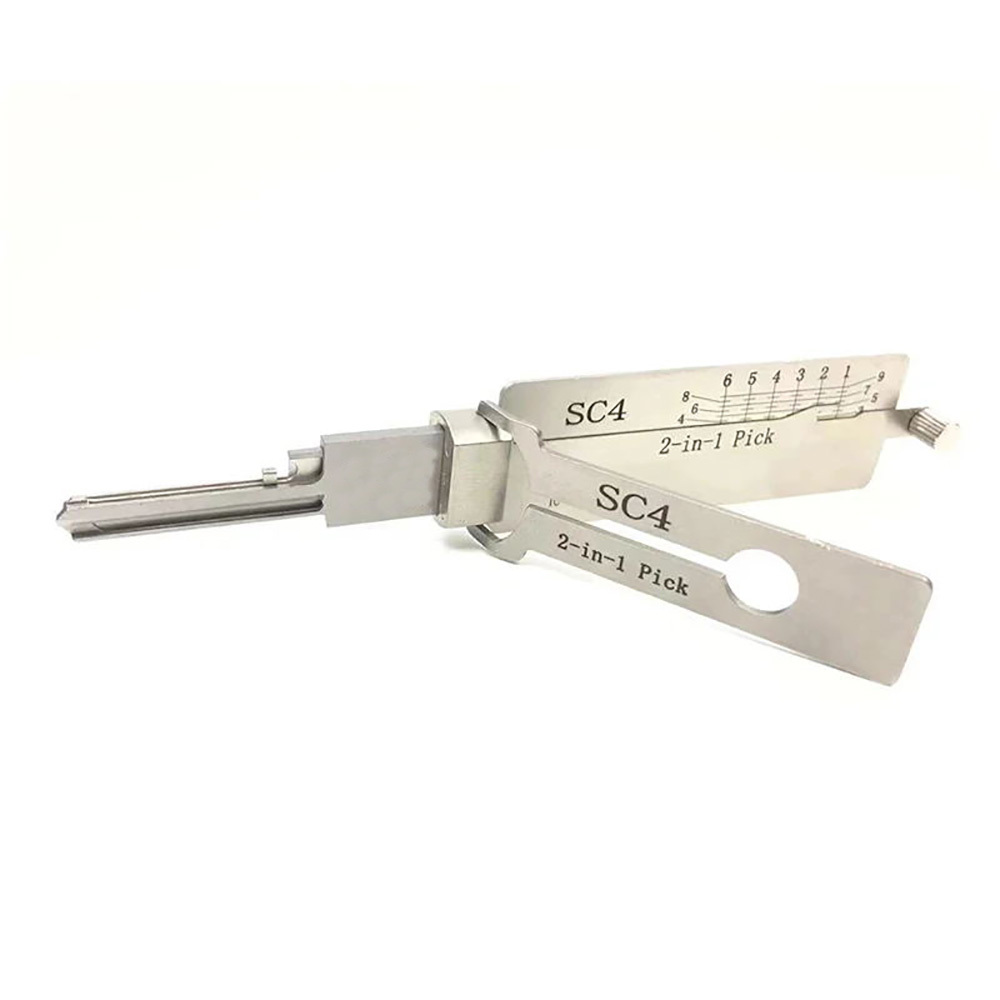 LISHI SC4 Lock Pick Schlage SC4 6 Pin 2 in 1 Lock Pick And Decoder Locksmith Tools