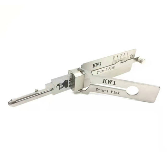 LISHI KW1 2in1 Pick & Decoder Locksmith Tools Kwikset KW5 Lock Pick Tool for Home Door Locks
