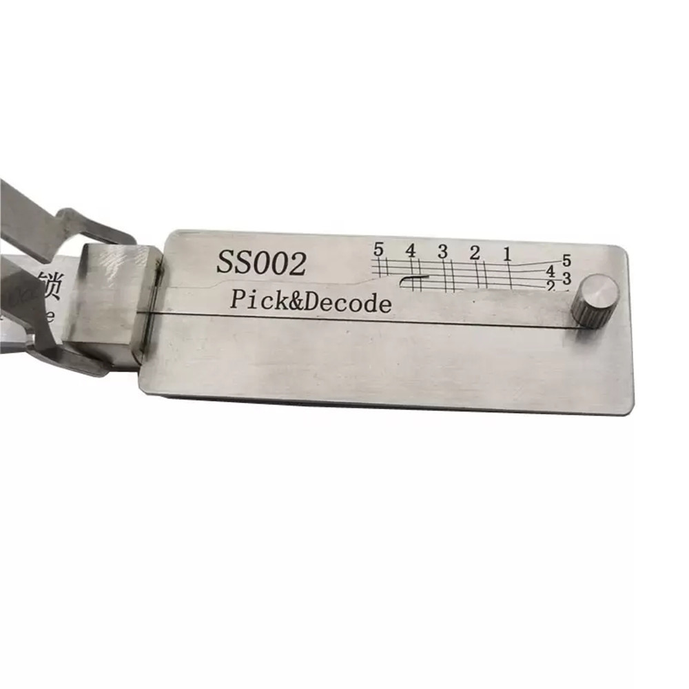 LISHI SS002 2 in 1 Lock Pick for S-Groove Door Lock Opener Locksmith Tool Door House Key Opener