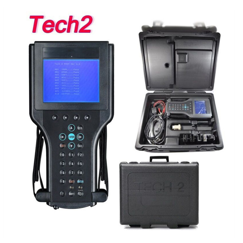 Best Quality GM tech2 Scan Tool GM Tech 2 Scanner Programmer with Candi Module TIS2000 Software Full Set in Plastic Box