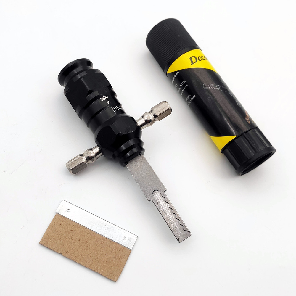 GS-3036 Ghost Hand Decoder Speed Storm Lock Pick Set Professional Locksmith Tools for Padlock,Mortise Lock,Safe Relock,Safe Main Lock,Pillarless Blades