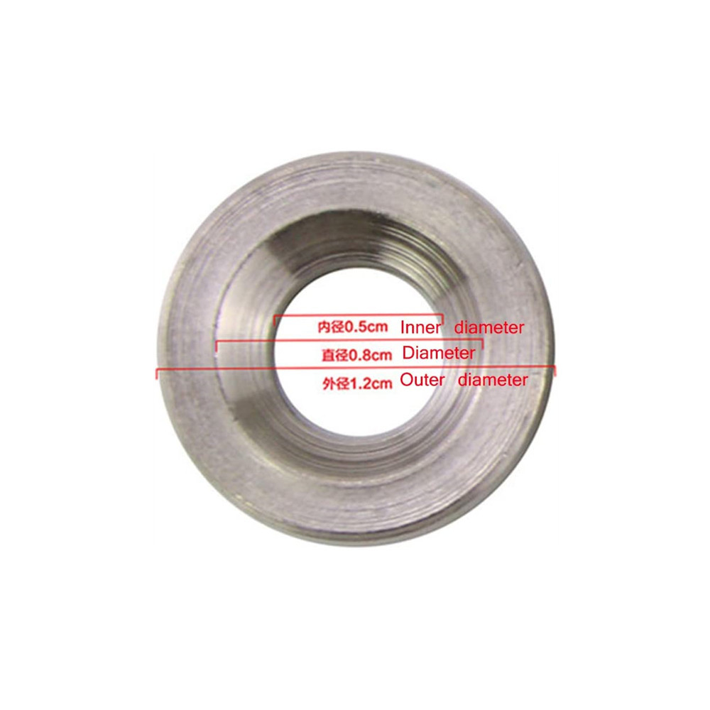 Lock Cylinder Parts 2 Packs Flange Set and 5 Pcs Gasket for Lock Cylinder Puller Nail Puller Tool Extractor Set Remover Tool