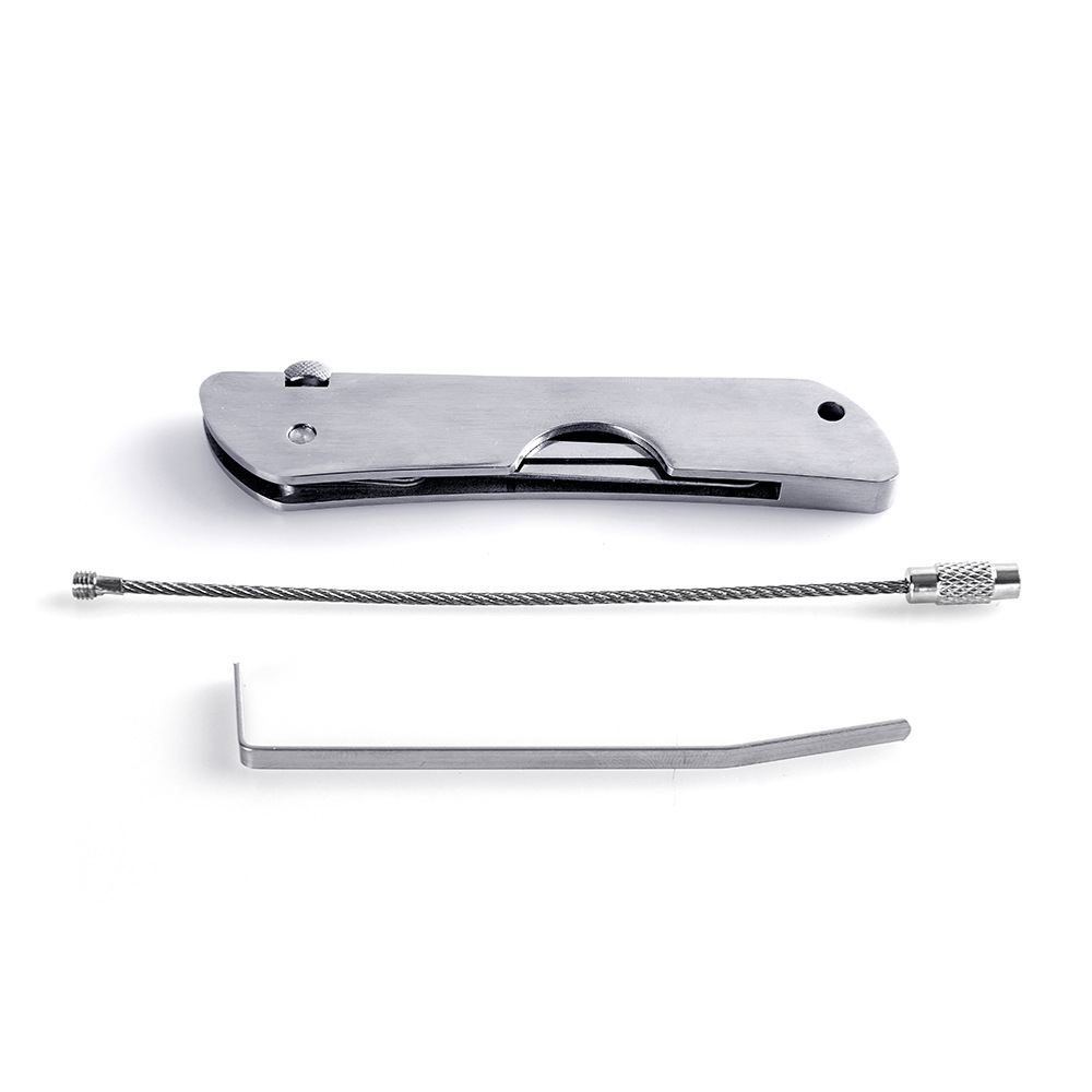 7 in 1 Fold Pick Locksmith Tools Stainless Steel EDC Utility Lock Pick Tool