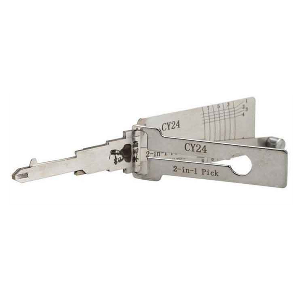 Lishi CY24 Lock Pick Tool 2 in 1 Decoder and Pick for Chrysler Unlock Locksmith Tools