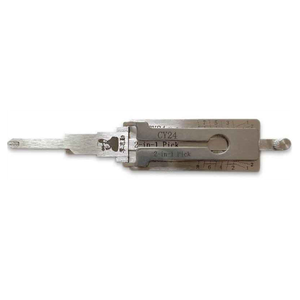 Lishi CY24 Lock Pick Tool 2 in 1 Decoder and Pick for Chrysler Unlock Locksmith Tools