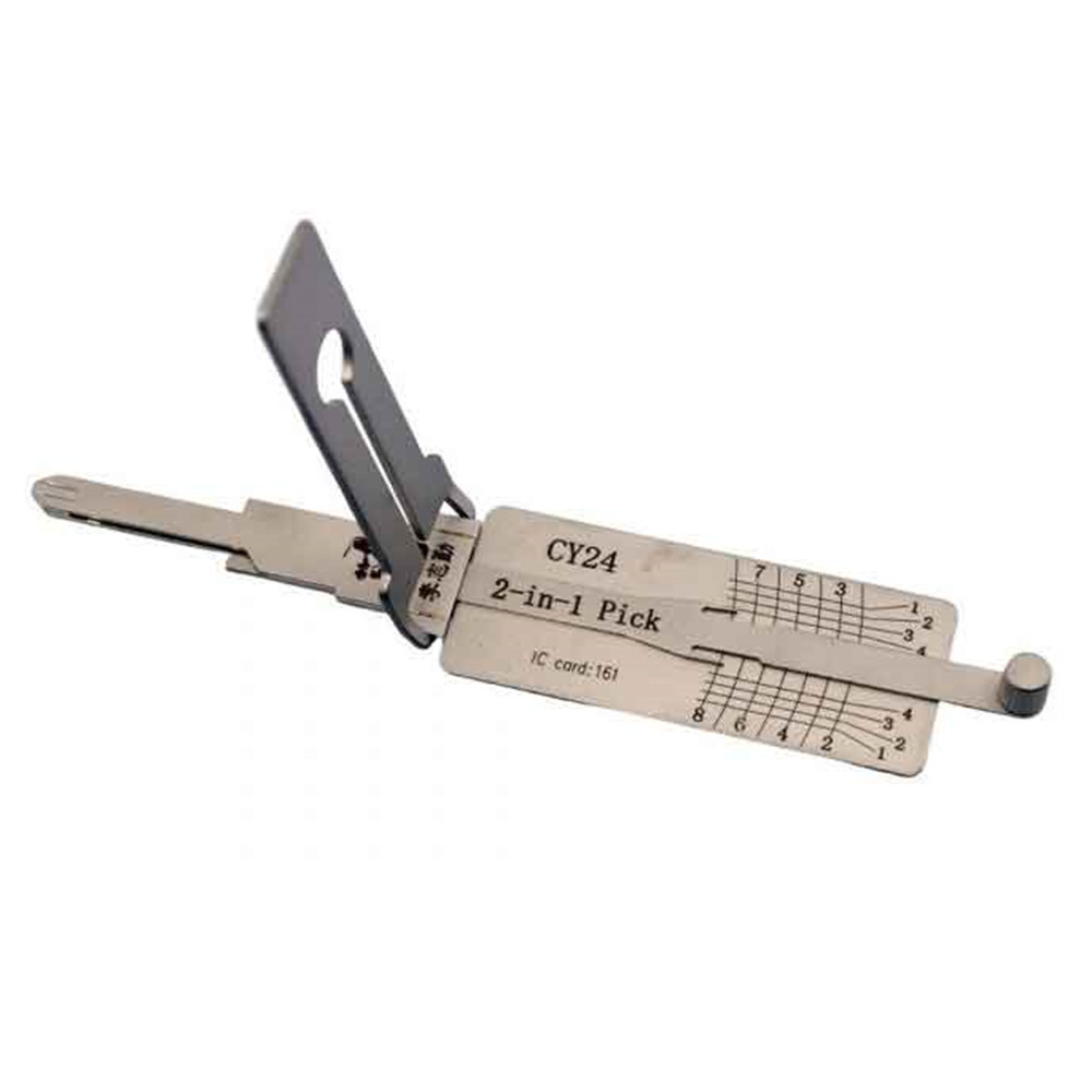 Lishi CY24 Lock Pick Tool 2 in 1 Decoder and Pick for Chrysler Unlock Locksmith Tools