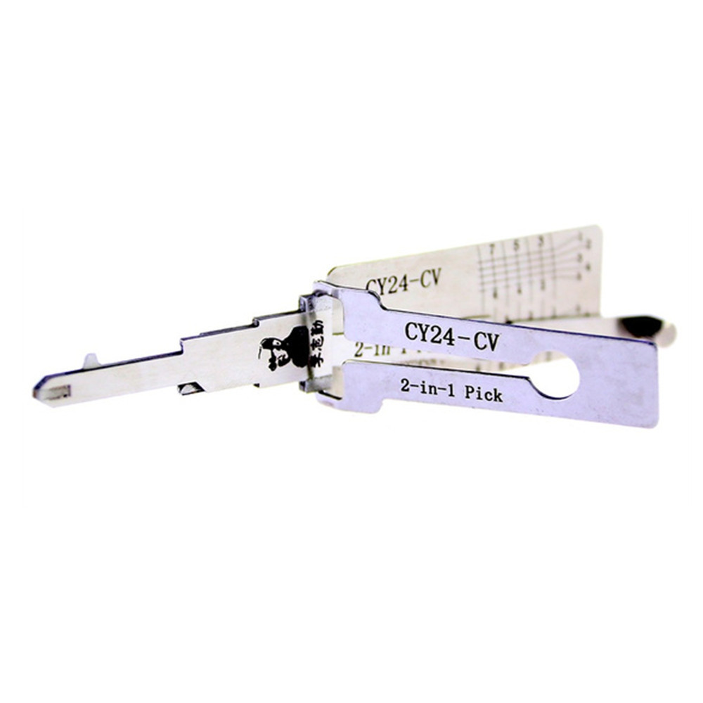 Lishi CY24-CV 2 in 1 Lock Pick and Decoder Tool Lock Pick Set Auto Locksmith Tools