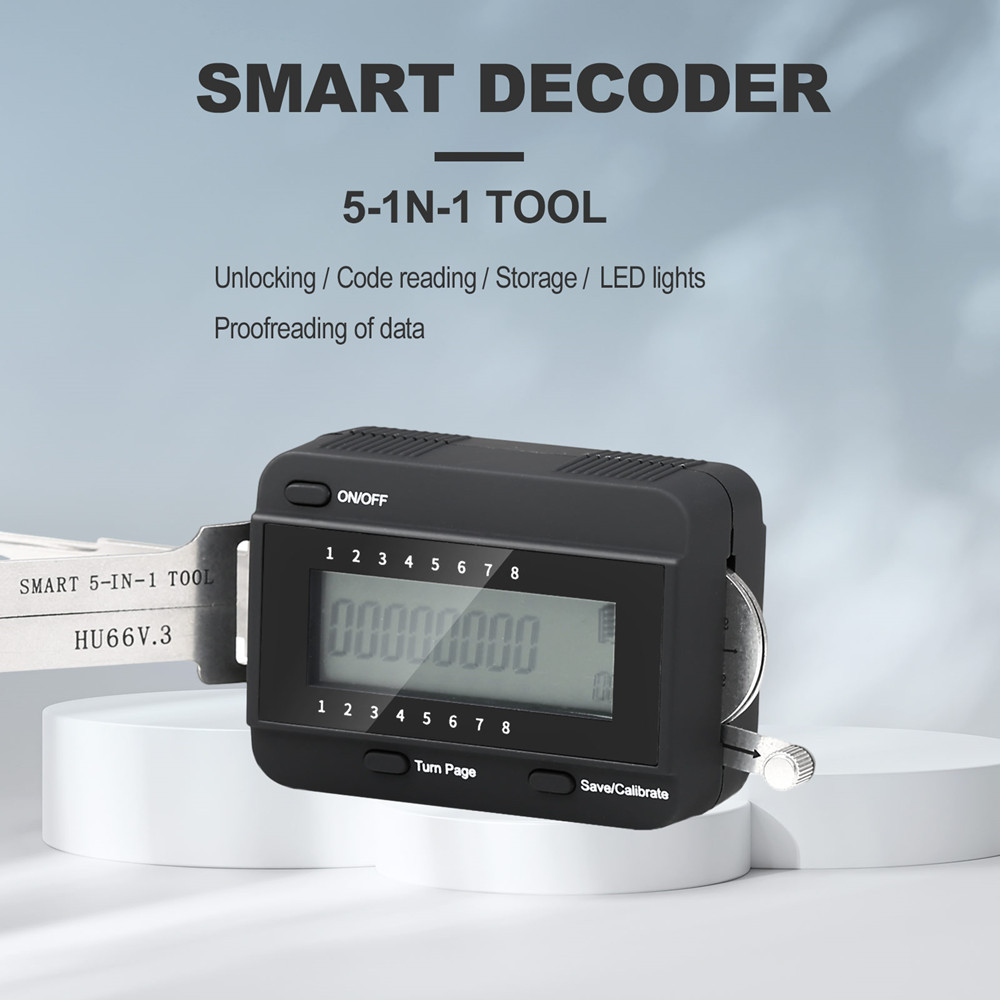 NP Tools Smart 5 in 1 Tool HU66V.3 HU66 V.3 Smart Decoder Lock Picking Tools Auto Locksmith Tools