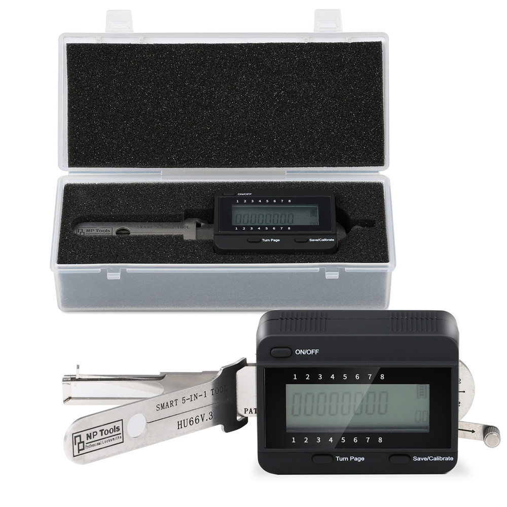 NP Tools Smart 5 in 1 Tool HU66V.3 HU66 V.3 Smart Decoder Lock Picking Tools Auto Locksmith Tools
