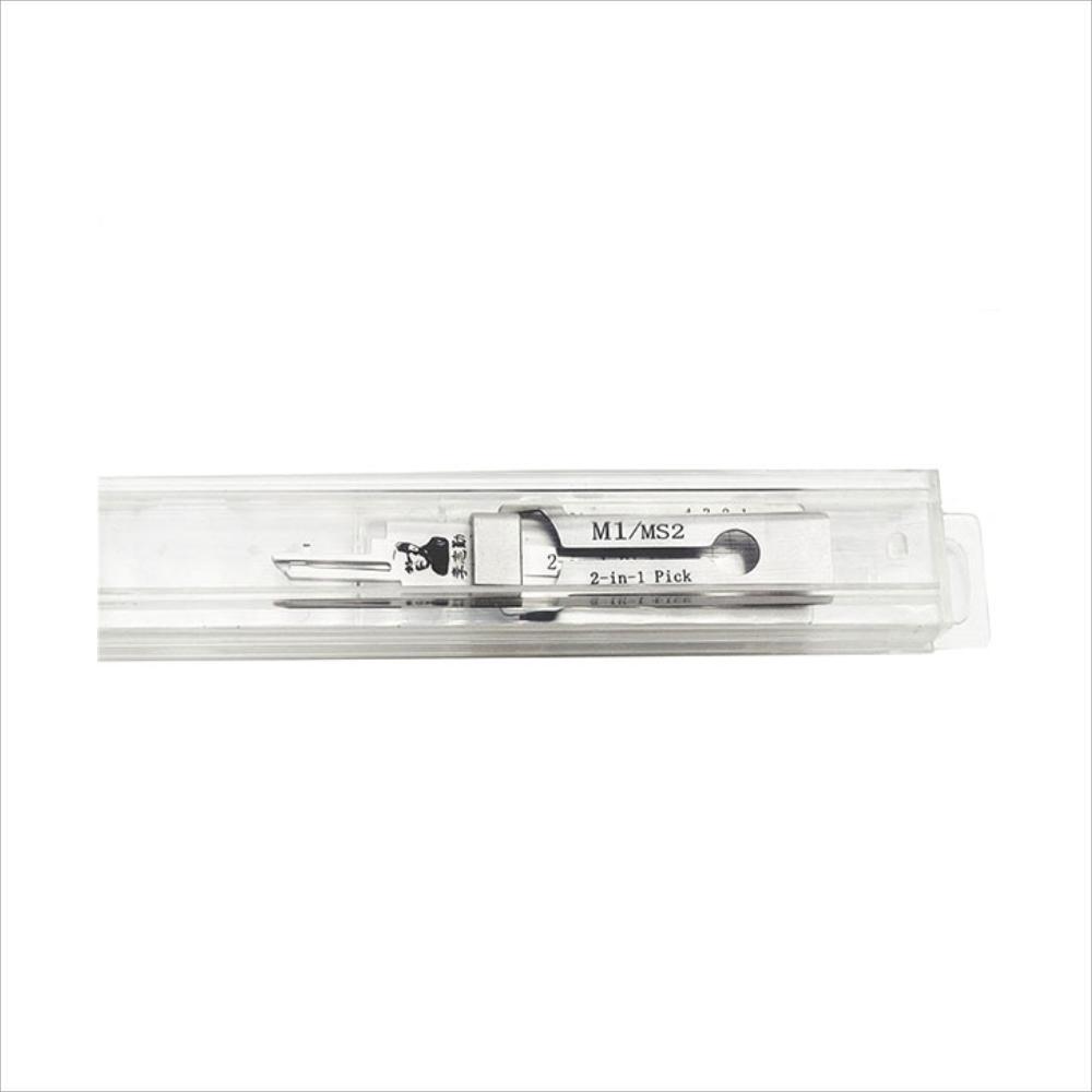LISHI M1 MS2 2-in-1 Pick & Decoder Locksmith Tools Master Padlocks Keyway Tool