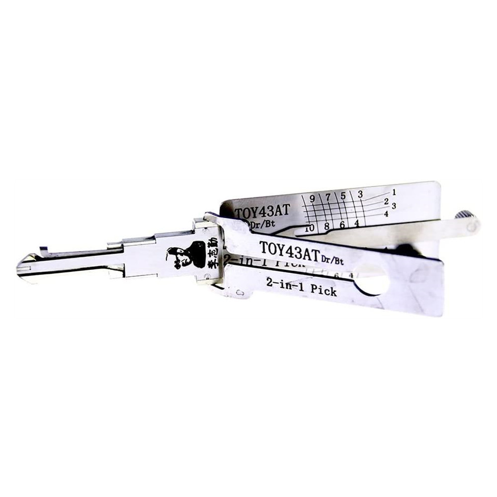 LISHI TOY43AT 2-in-1 Auto Pick and Decoder Locksmith Tools for Toyota