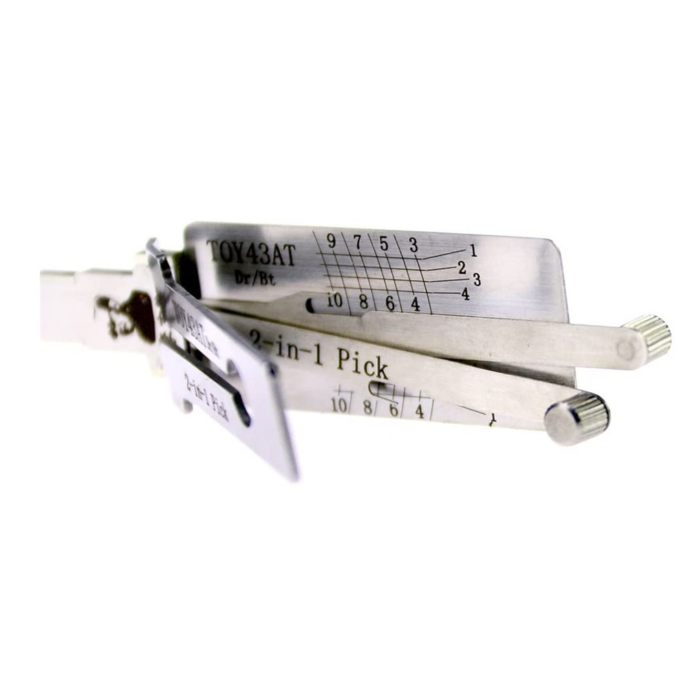 LISHI TOY43AT 2-in-1 Auto Pick and Decoder Locksmith Tools for Toyota