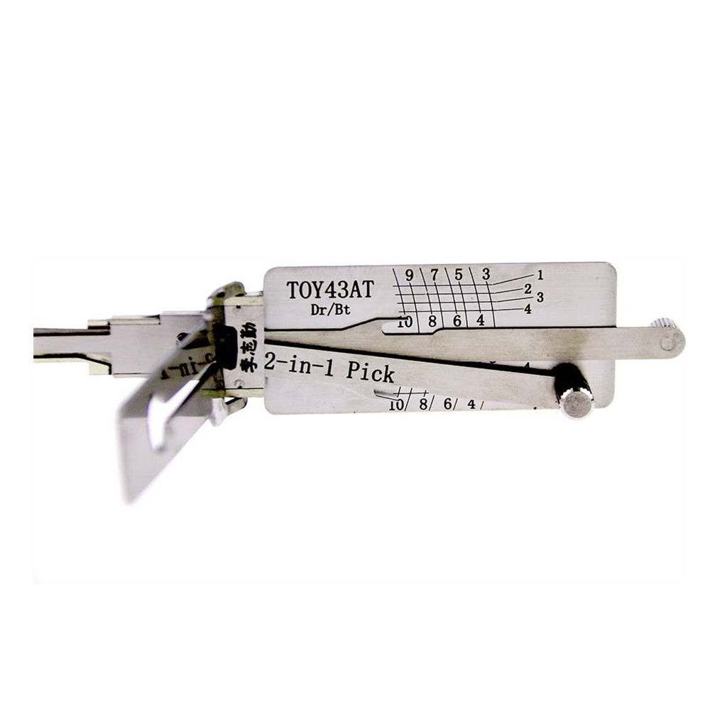 LISHI TOY43AT 2-in-1 Auto Pick and Decoder Locksmith Tools for Toyota
