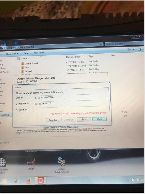 Technical Support about Nexiq USB link 2 Software installation keygen activation