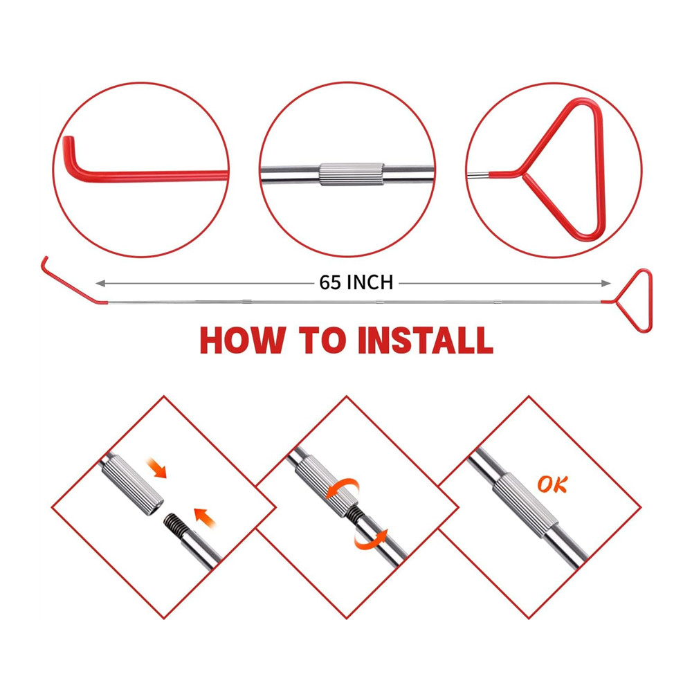 16Pcs Car Tool Kit Auto unlock tool Car Emergency Tools with Air Wedge