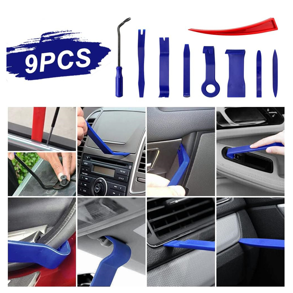 20Pcs Car Lockout Kit Multifunctional Car Tools Automotive Tool Kit Universal Tools with Air Wedge for Cars