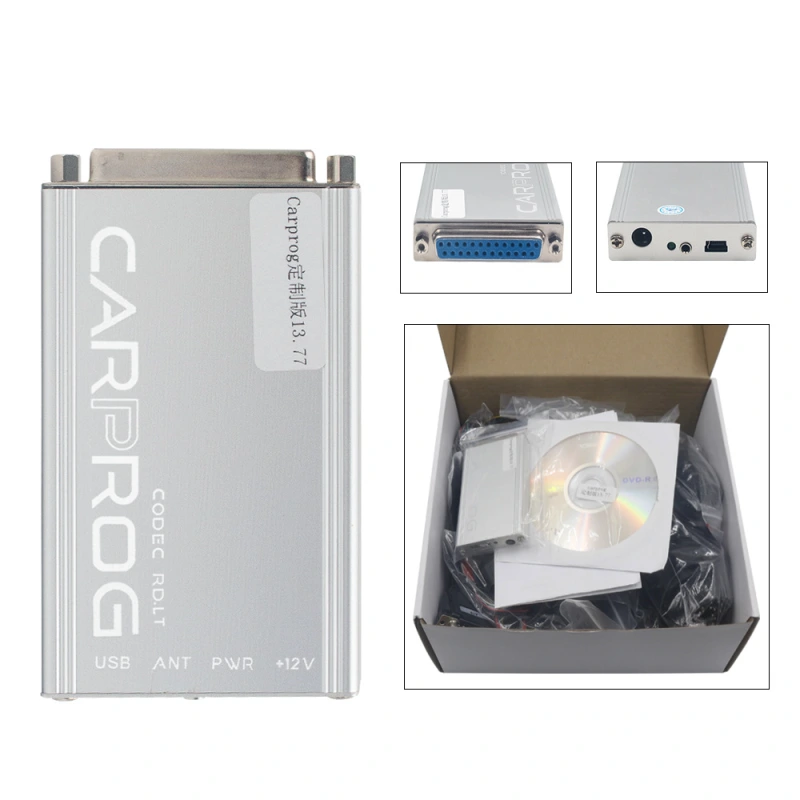 CARPROG V13.77 Full Adapters Carprog Programmer Online Version Support EEPROM and Microcontroller,Car Radios, Dashboards, Immobilizers Repair