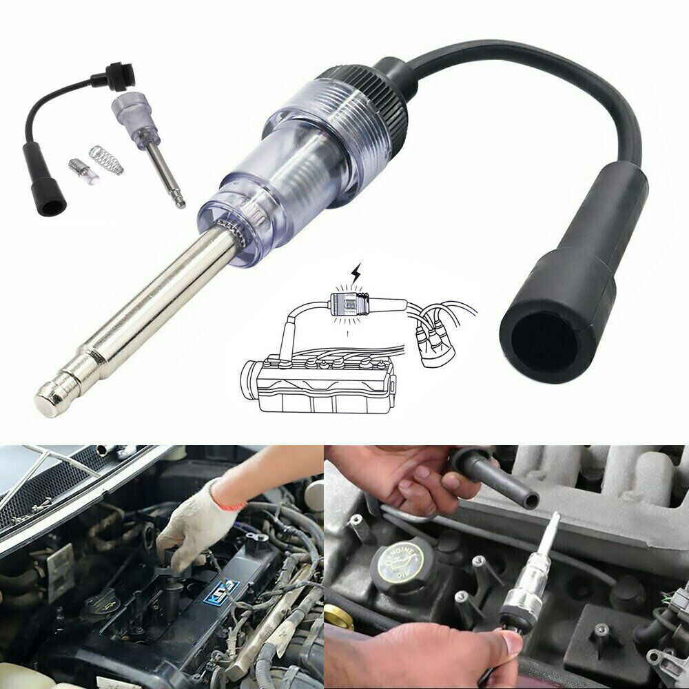 AUTOMOTIVE Inline Ignition Spark Tester Ignition System Coil Engine In-Line Spark Plug Tester