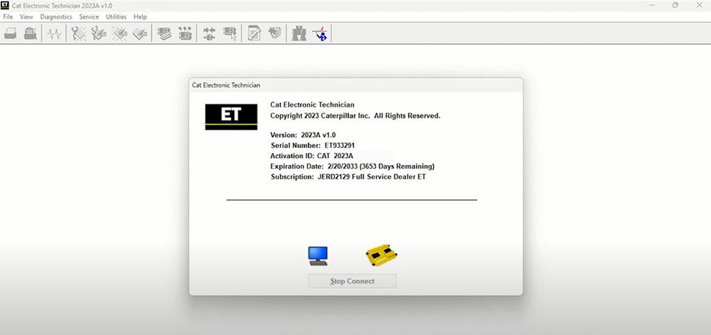 Real Cat ET3 Support caterpillar diagnostic till 2023-1