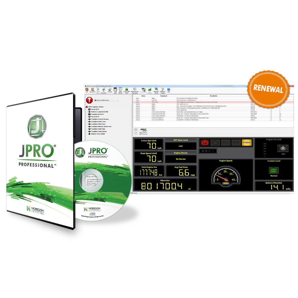 JPRO DLA+2.0 Diesel JPRO Diagnostic Service Kit Heavy Duty Truck Scanner with software