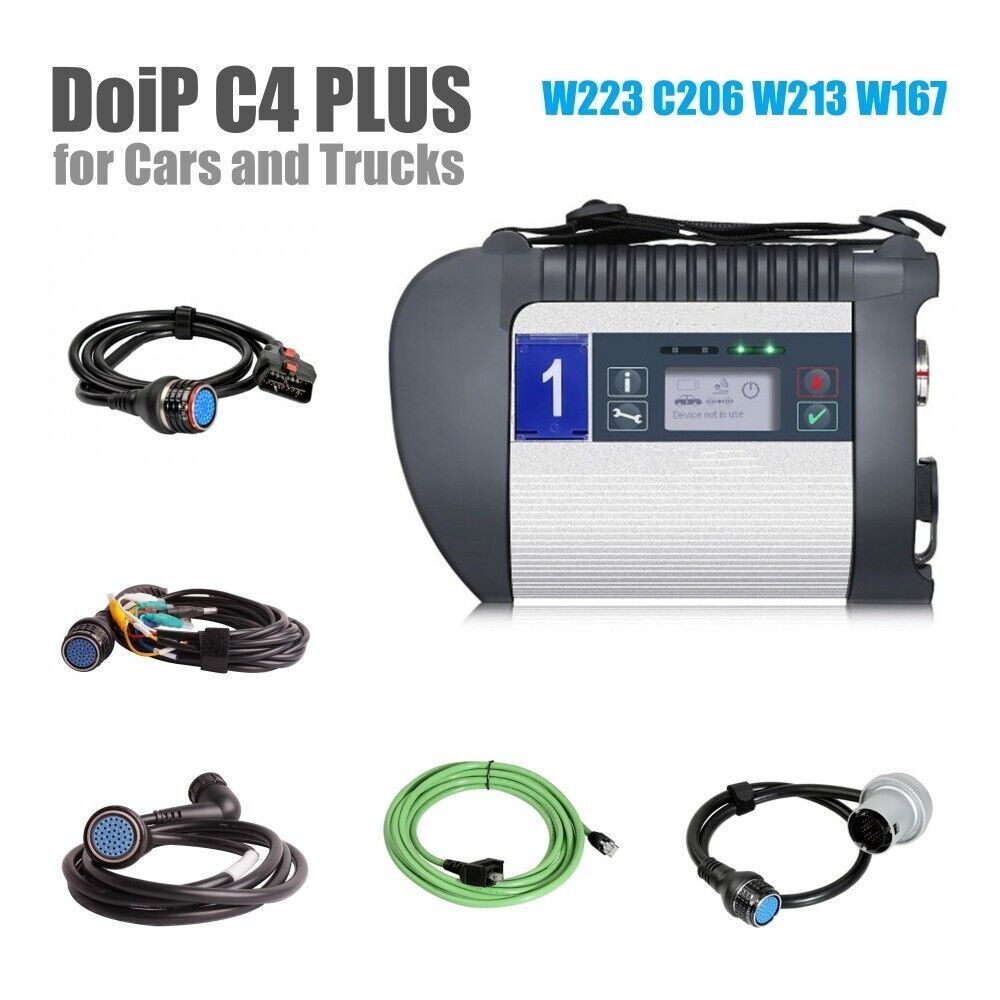 MB SD Connect Compact 4 MB Doip C4 Xentry Multiplexer with V2023.06 Vediamo and DTS Software for Cars and Trucks
