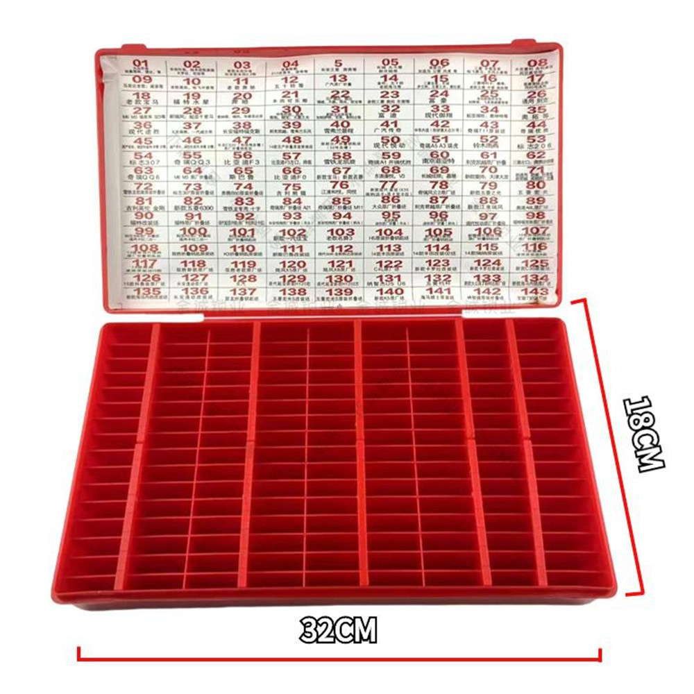 144 Spaces Folding Auto Car Key Locksmith Storage Box Case Key Blank Locksmith Tools Accessories