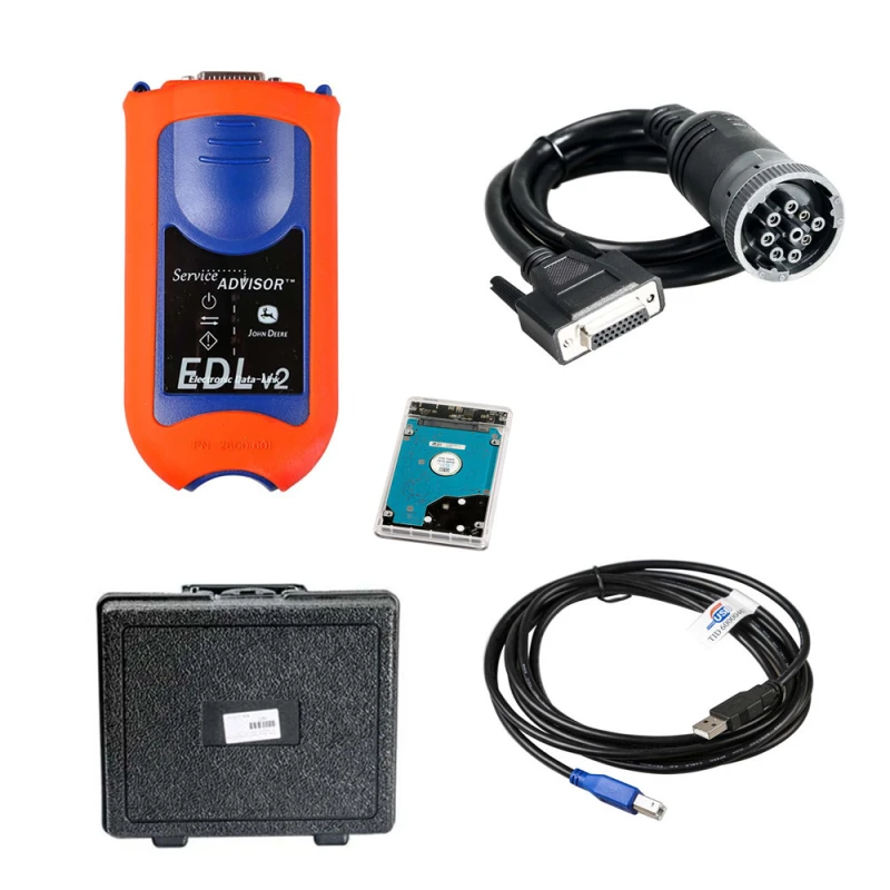 John Deere Service Advisor EDL V2 Electronic Data Link Truck Diagnostic Kit for Construction Agriculture Tractor