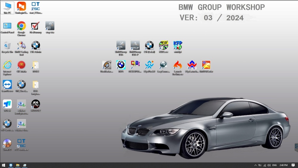 V2024.03 Newest Version BMW ICOM Software Available - Suitable for BMW ICOM NEXT ICOM A2 Interface