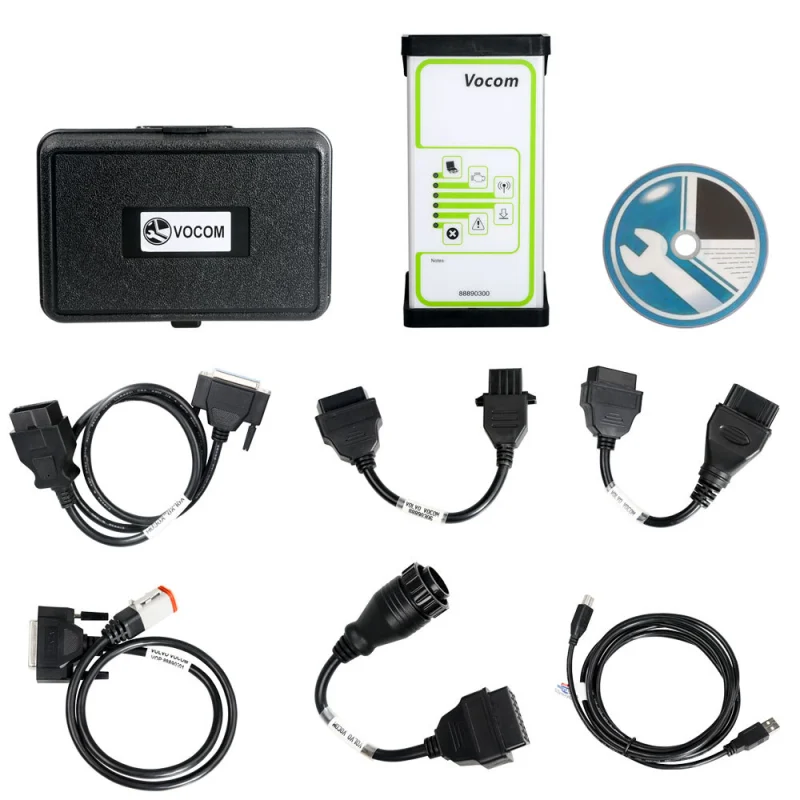 VOLVO VOCOM 88890300 Heavy Duty Truck Diagnostic Tool with PPT2.8.150 SSD Software