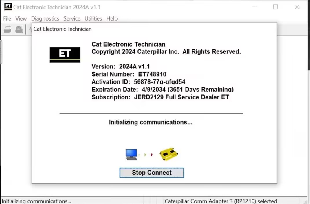 2024A CAT ET3 Software