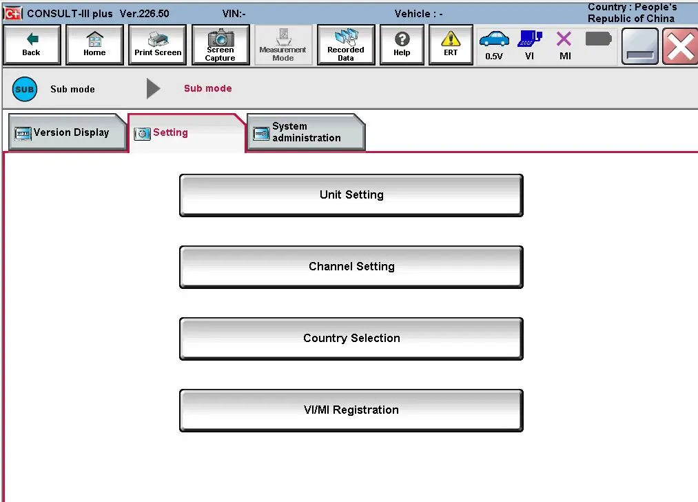 NISSAN VCI OBD2 Diagnostic Programming Tool V226 Replace Nissan Consult 3 Plus