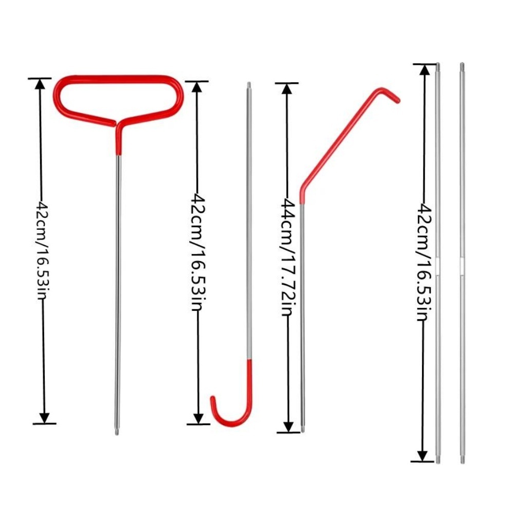 Car Air Wedge Pump Tools Door Repair Air Cushion Emergency Car Open Unlock Tool Long Reach Grabber Hooking Key Lost Hand Tools