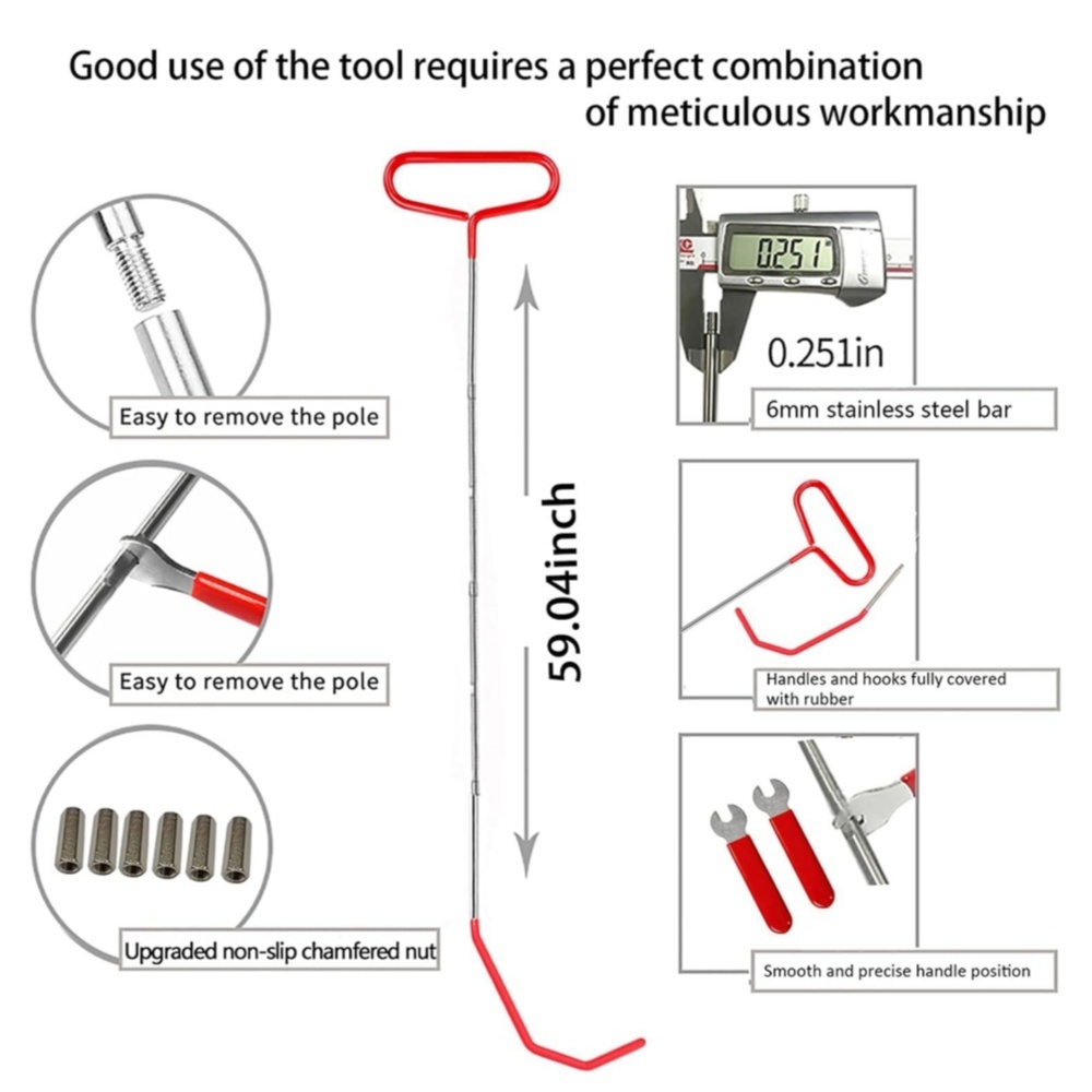 New Car Wedge Pump Open Car Door Repair Kit Air Cushion Emergency Open Unlock Tool With Long Reach Grabber Tools