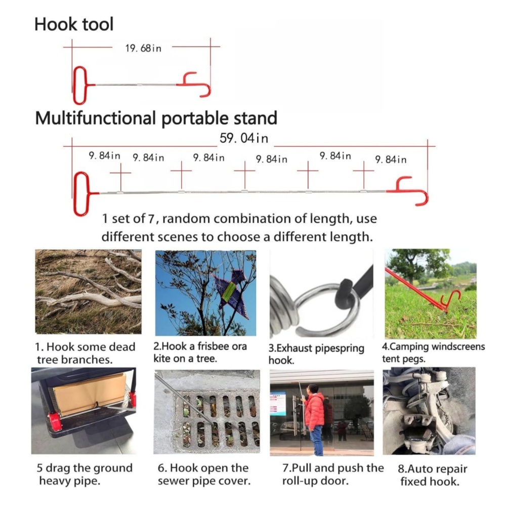 New Car Wedge Pump Open Car Door Repair Kit Air Cushion Emergency Open Unlock Tool With Long Reach Grabber Tools