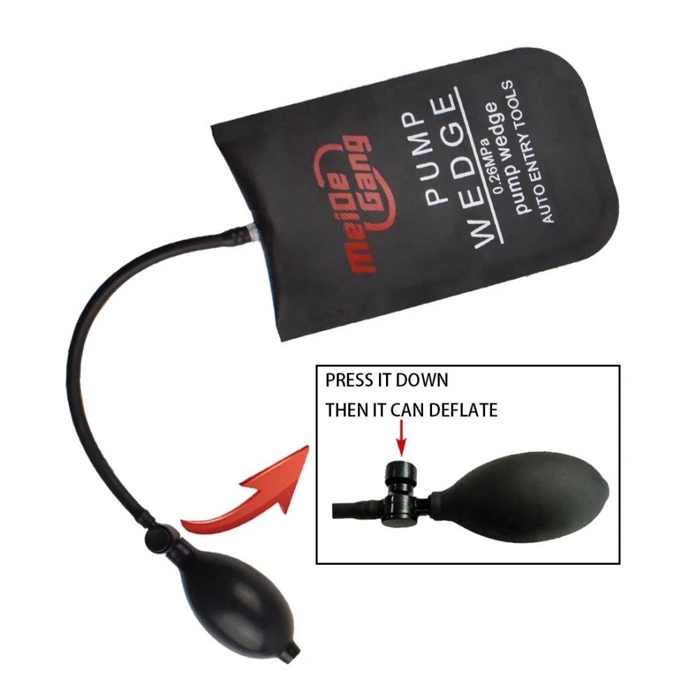 Car Universal Auto Door Key Lost Lock Out Wedge Emergency Opening Unlock Portable Open Tool Kits Air Pump Car Accessories