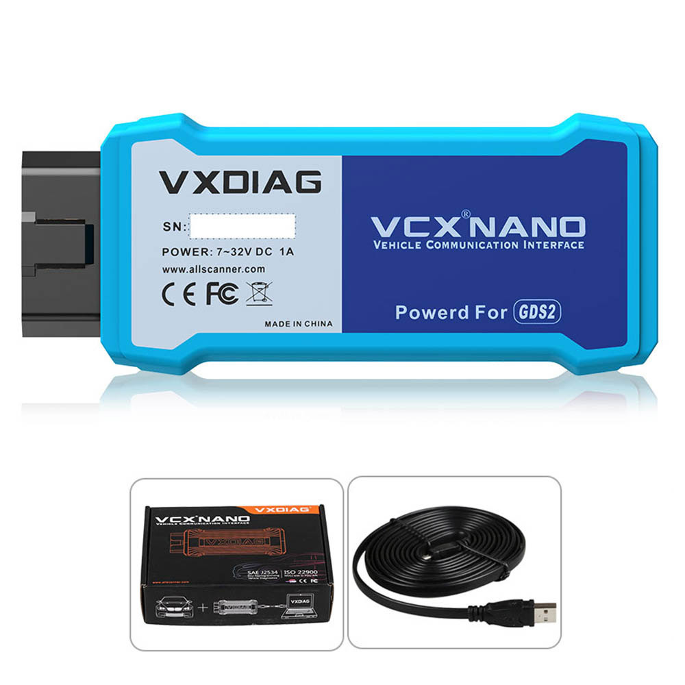 VXDIAG VCX NANO GM Opel Diagnostic Tool GDS2 NX600 For GM GDS2 Tech2win WIFI Version