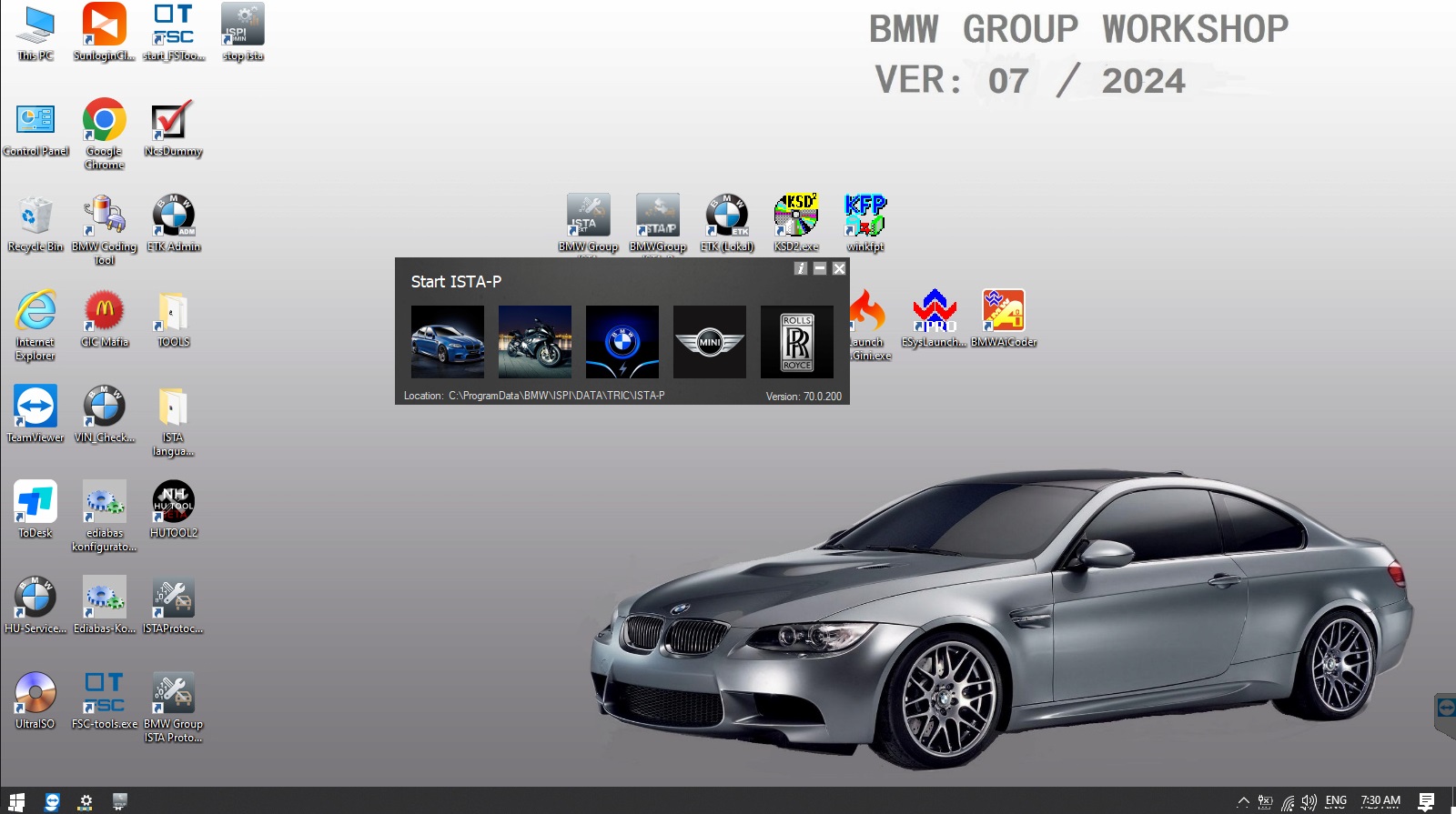 V2024.07 BMW ICOM Software New Update suitable for BMW ICOM NEXT BMW ICOM A2-1